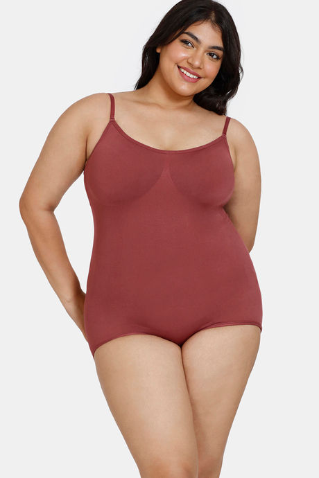 Zivame All Day Seamless Bodysuit - Wild Ginger — image 8